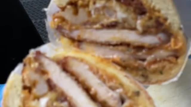 Chicken nugget sandwich
