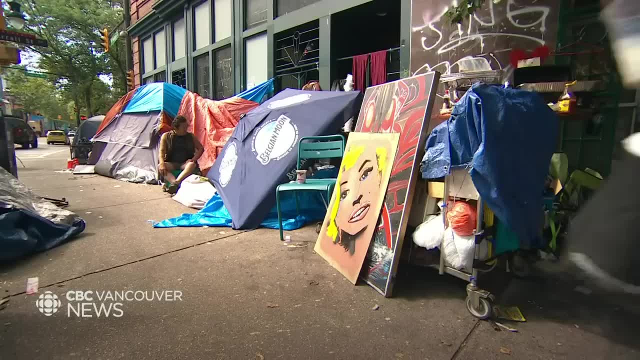 Downtown Eastside tent city affecting neighbouring businesses