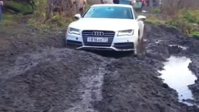 Audi A7 Offroading