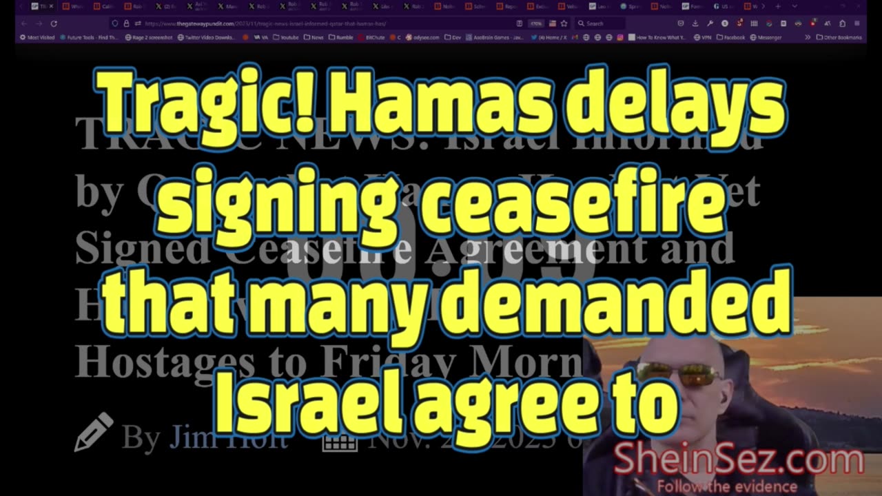 Tragic! Hamas delays signing ceasefire that many demanded Israel agree to-SheinSez 361