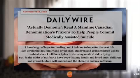 Trudeau Wants To Kill The Mentally ILL