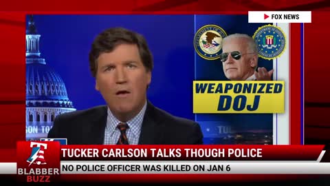 Tucker Carlson Talks Though Police