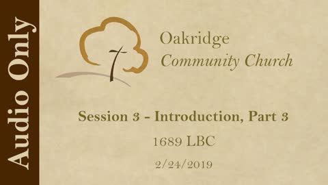 1689 Session 3 - Introduction, Part 3