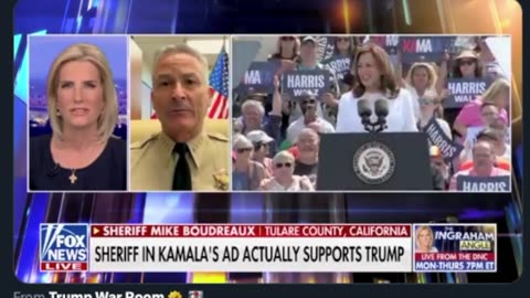 CA Sheriff Calls Out Kamala For Using His Picture To Give The A False Impression of Support For Her