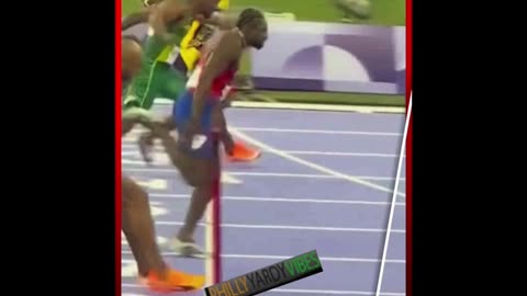 Did Kishane Thompson face an unfair outcome in the 100m, reminiscent of Ottey's experience in 1996?