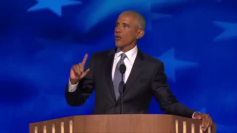 Obama present a warm speech at DNC 2024