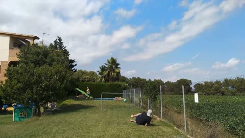 Blind Soccer Trick Shot