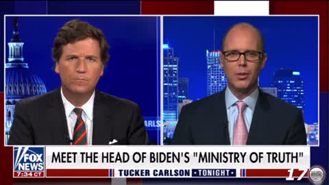 Tucker Carlson and Sean Davis talking about “the ministry of truth“.