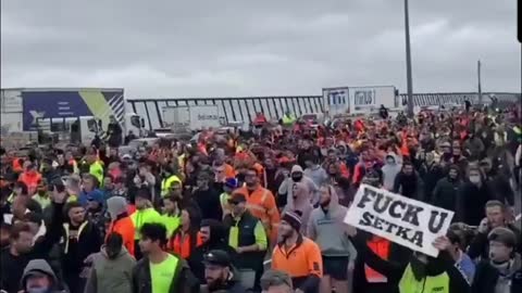 A Sea Of Hi-Vis On The Streets Of Melbourne Today 🙌 21/09/21