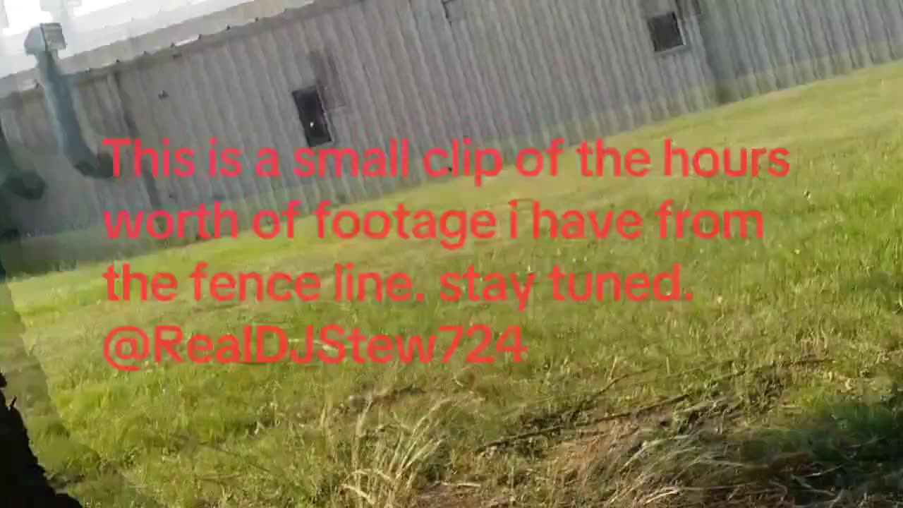 small clip of the hours worth of footage from the fence line.