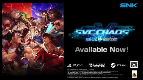SNK vs. Capcom: SVC Chaos - Official Launch Trailer | EVO 2024