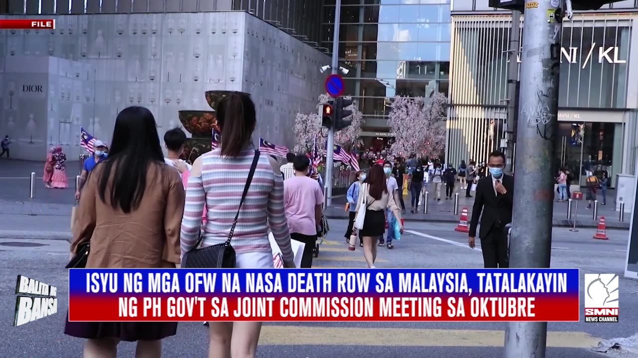 Isyu ng mga OFW na nasa death row sa Malaysia, tatalakayin