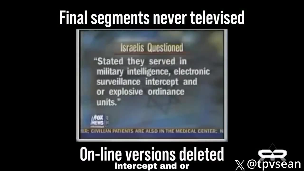 Israeli Official Admits: 'We Orchestrated 9/11 To Sabotage America'