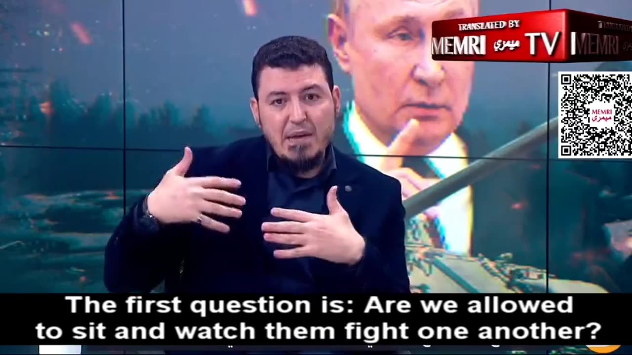 Dr Yasser Al-Naggar (he's Muslim Brotherhood) saying its good that Muslims fight on both side