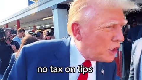 NO Tax On Tips! Donald Trump