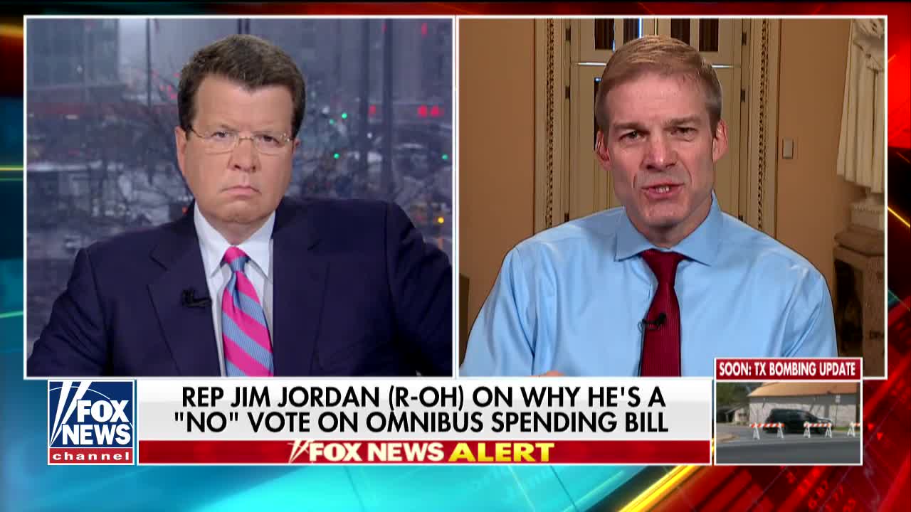 Jim Jordan Slams Shady Spending Bill And Calls Out GOP Leadership For Broken Promises