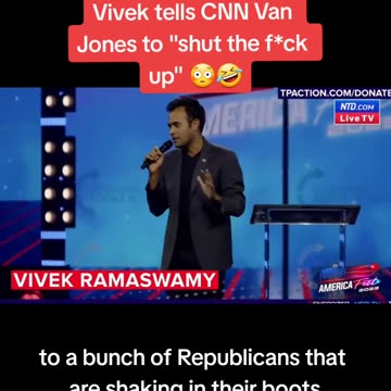 OH MY GOODNESS, VIVEK JUST TORCHED CNN 🤣😳-STILL ROLLING