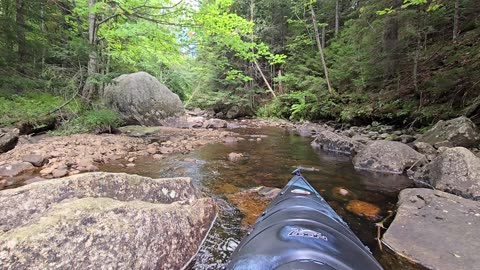 Stream coming into lake