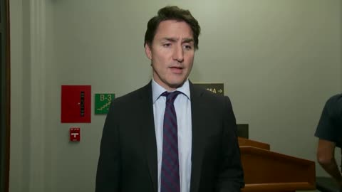 Canada's Trudeau: "I think it's going to be really important that all of us push back against