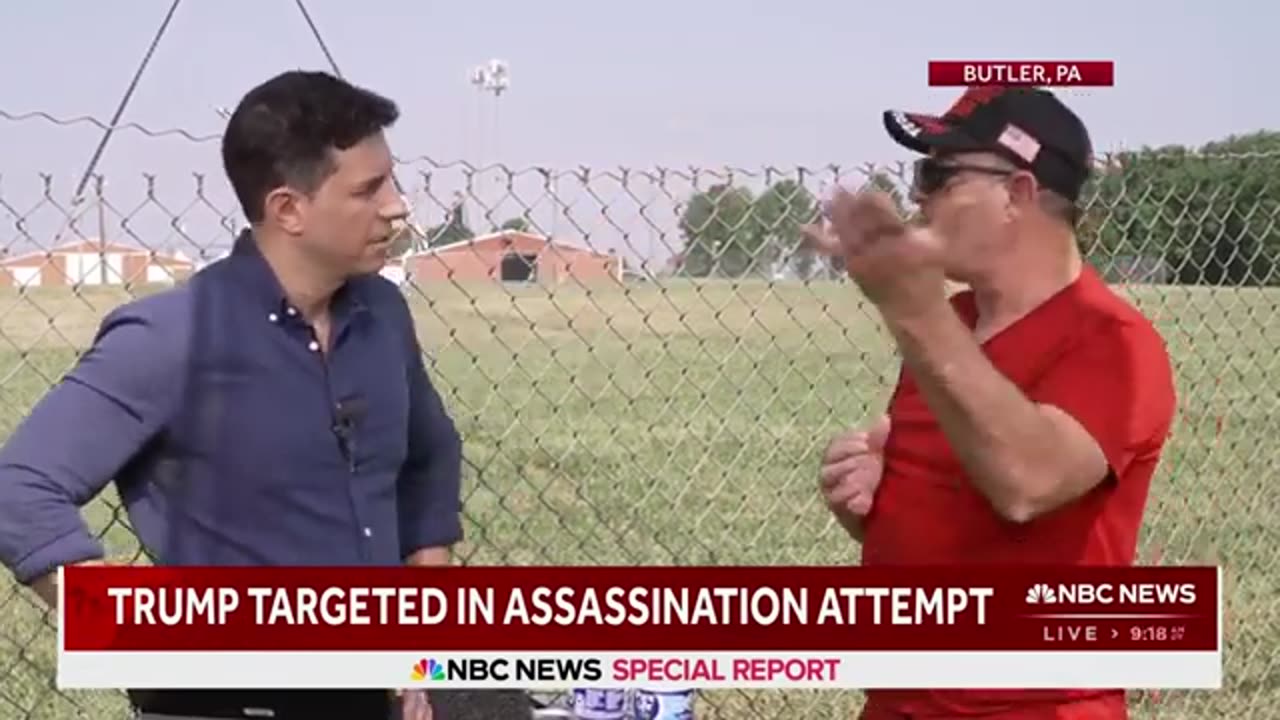 Eyewitness believes there was a 'noticeable' difference in security at Trump's rally