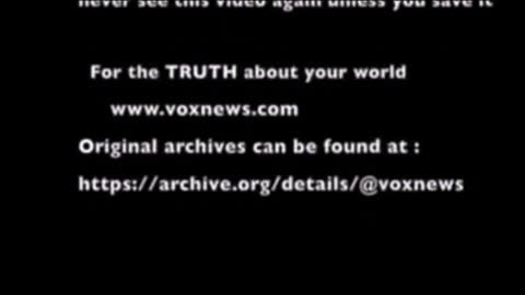 Harry Vox che nel 2014 descrive il piano delle Elites del 2010 programmato per il 2020