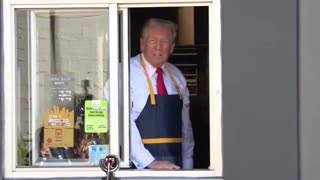 Trump Delivers Message To Kamala Harris After McDonald's Shift