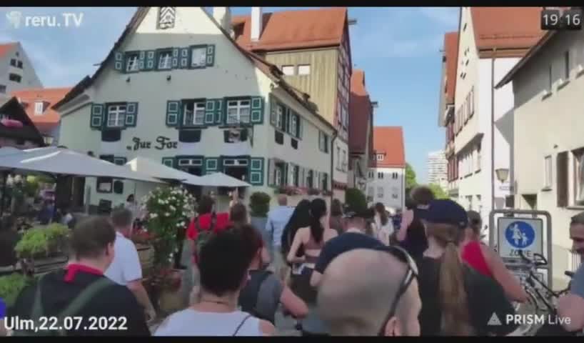 "We Are the Red Line" - Germans, From Dresden to Ulm to Herxheim, Take a Stand Against Agenda 2030