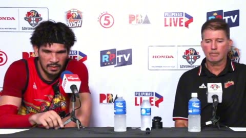 Interview with Best Player June Mar Fajardo and Coach Jorge Gallent [Oct. 6, 2024]