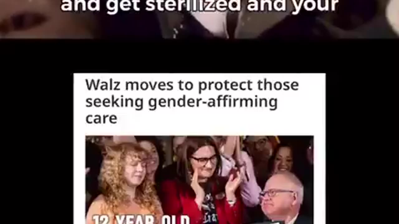 Anonymous has released a message about Tim Walz.