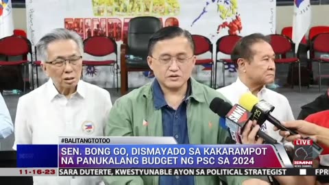 Sen. Bong Go, dismayado sa kakarampot na panukalang budget ng PSC sa 2024