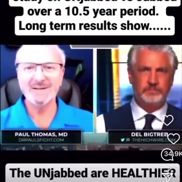 The evidence is clear people. Unvaccinated Humans are healthier Humans