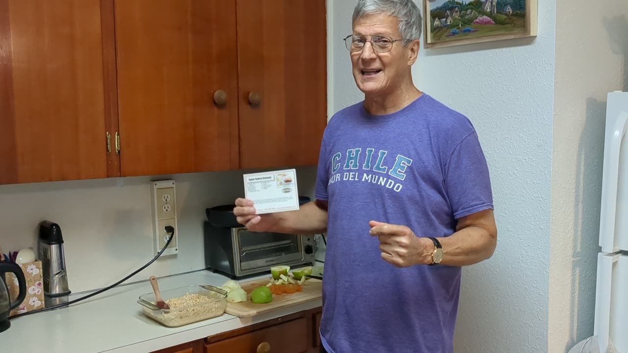 Healthy Dessert with No Added Sugar - Apple Baked Oatmeal