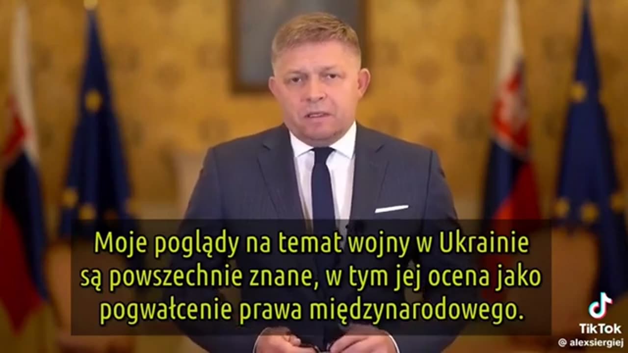 PREMIER SŁOWACJI ROBERT FICO - PO SPOTKANIU PRZYWÓDCÓW GRUPY V4