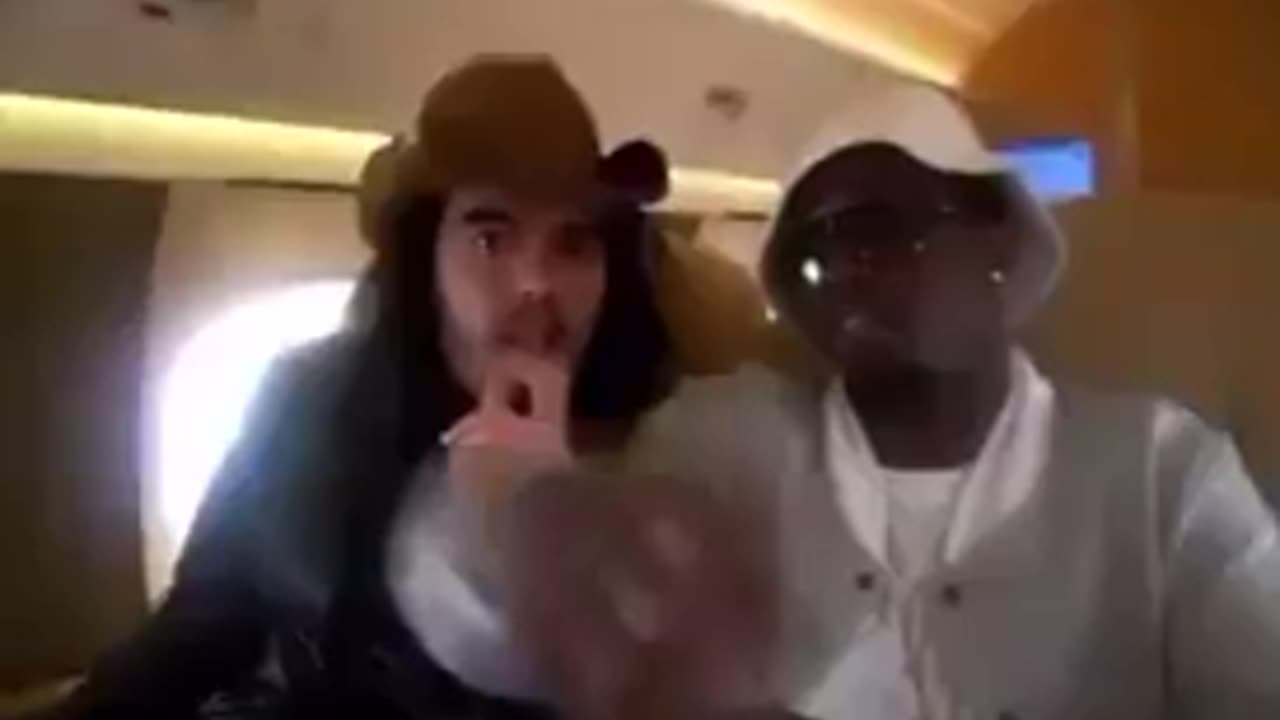 Russel Brand hanging out with P Ditty.... this didn't age well