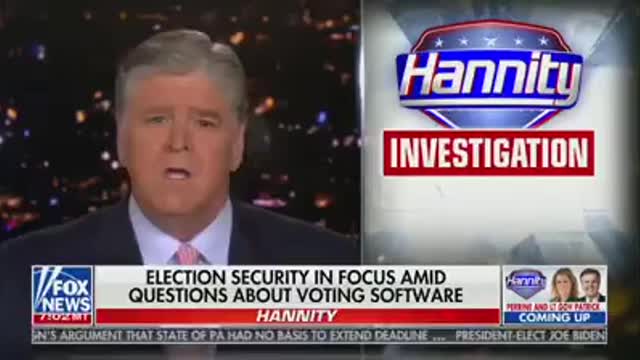 Hannity Exposing Dominion Software