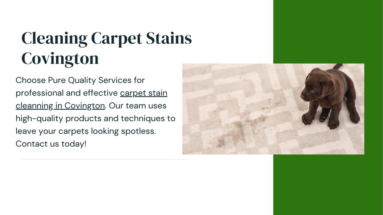 Cleaning Carpet Stains Covington