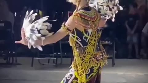 Mystical dance from Borneo