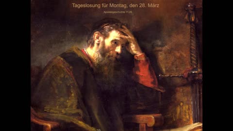 Tageslosung für Montag, den 28. März