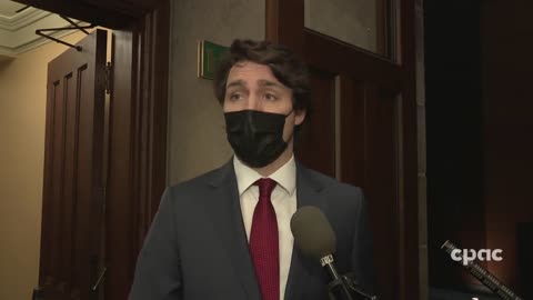 Masked Trudeau, ignores Truckers and DOUBLES DOWN on Mandates