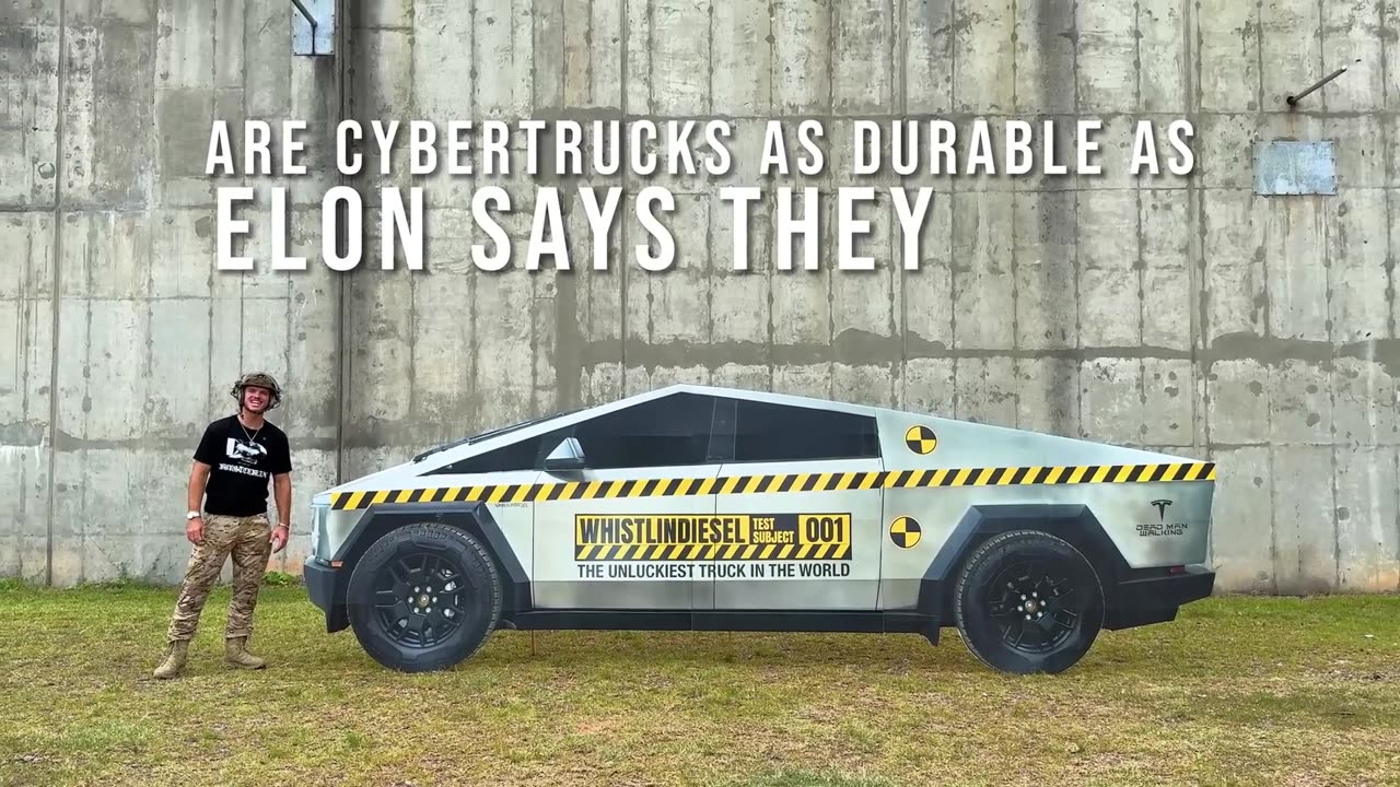 Tesla Cybertruck test