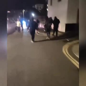 Antifa being hunted down in Plymouth