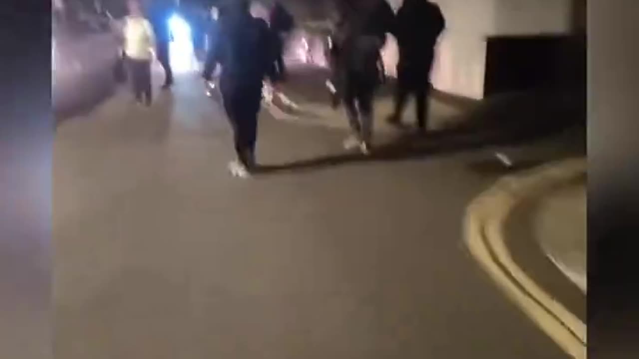 Antifa being hunted down in Plymouth
