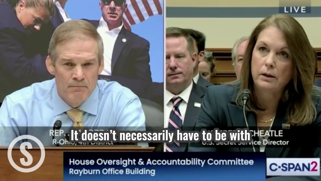 ASSASSINATION HEARING Rep. Jim Jordan and Secret Service Director Kimberly A. Cheatle