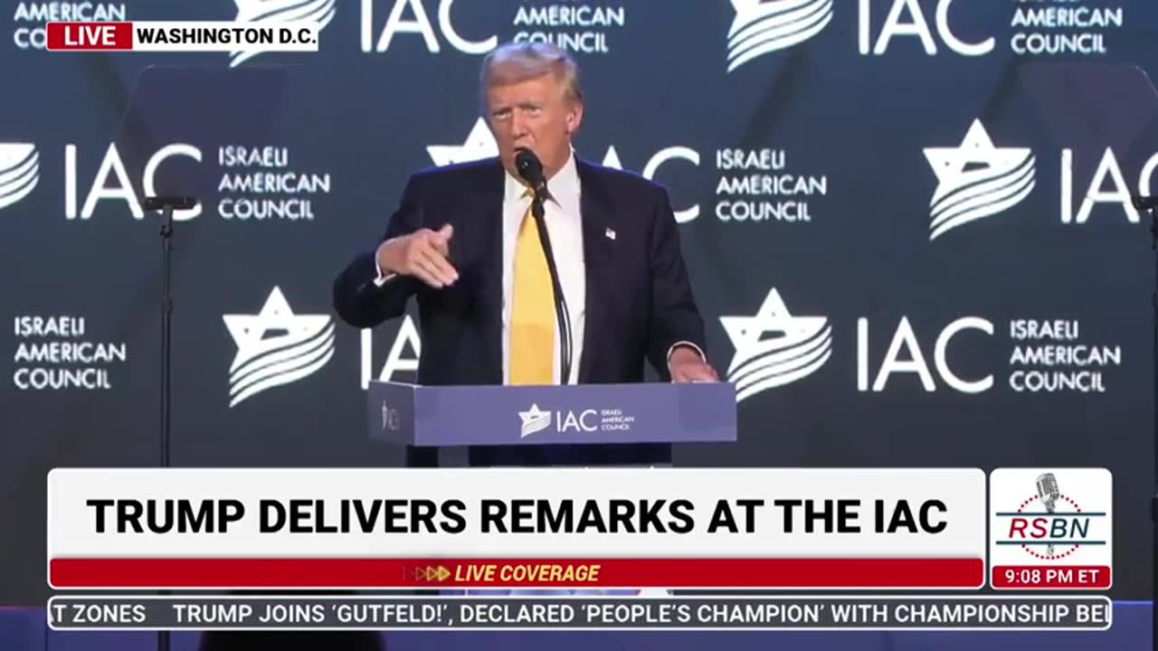 FULL SPEECH: President Trump Speaks at the IAC in D.C. - 9/19/24