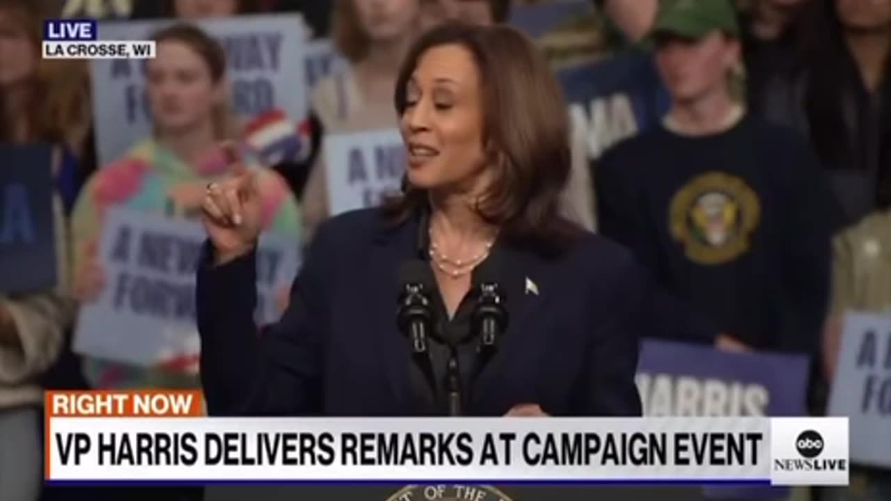 Kamala: "I think you are at the wrong rally"