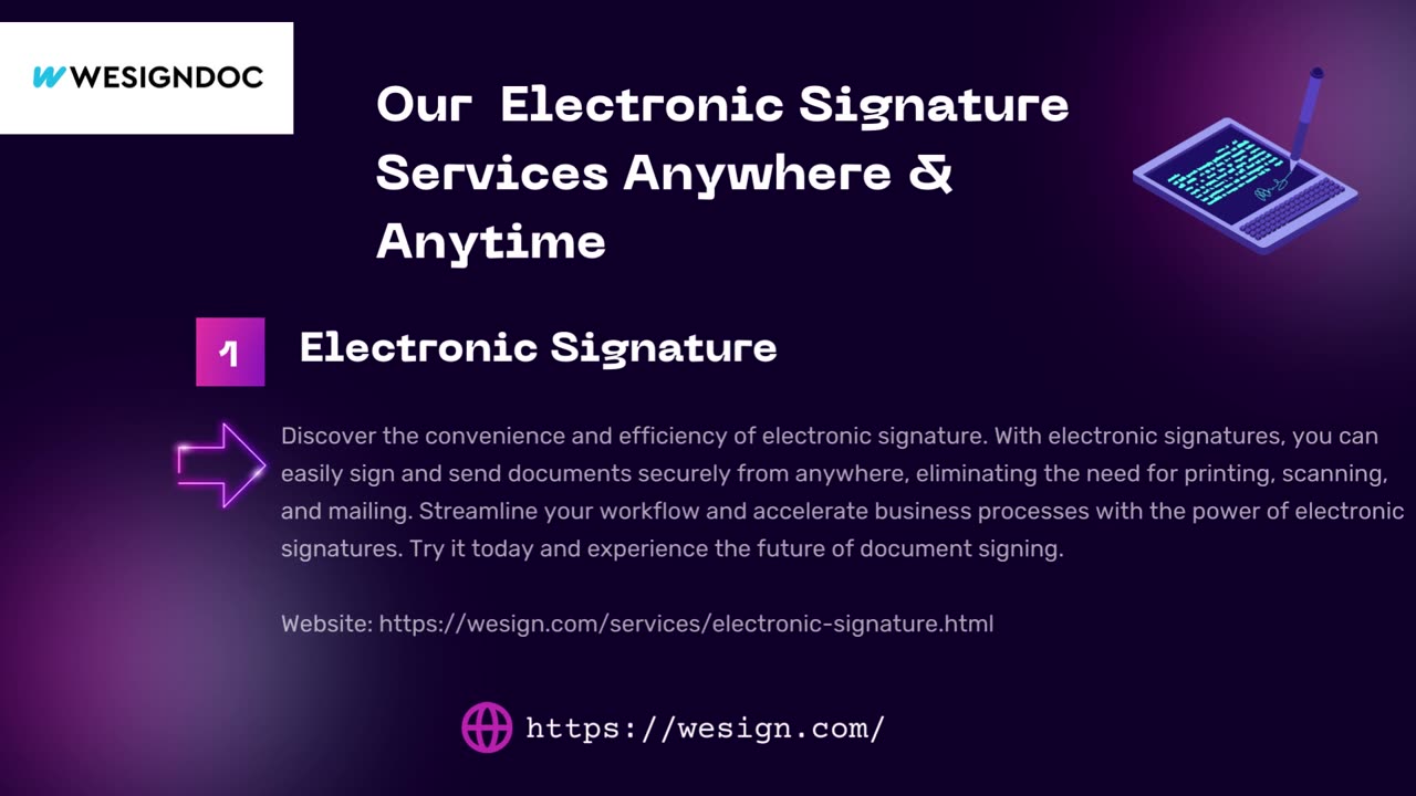 WESIGN DOC -Digital Signature, Esignature, Electronic Signature Platform