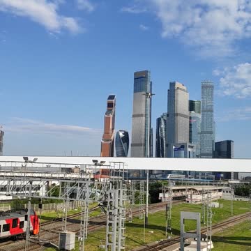 Moscow City from afar