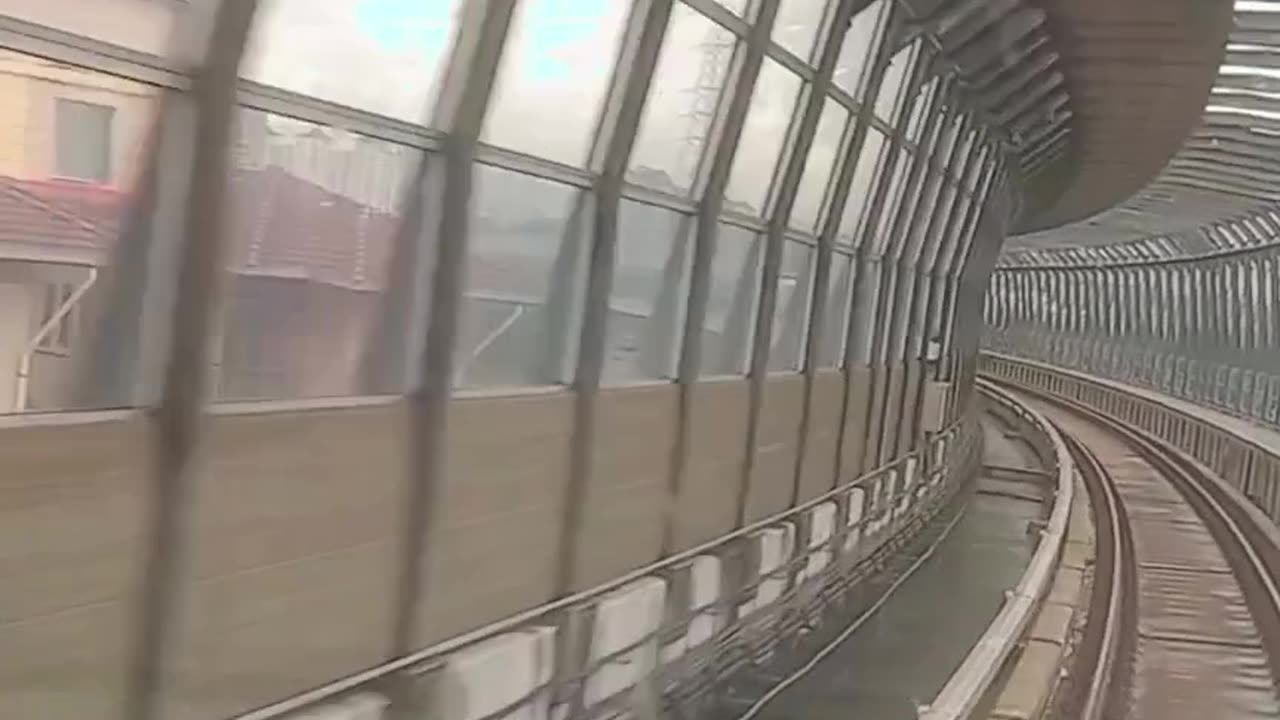 Travel in train to putrajaya to Kuala Lumpur Malaysia