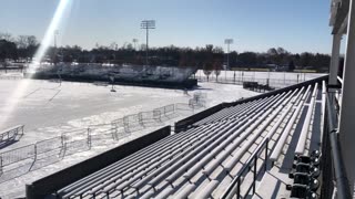 November 12, 2019 - A Snow-Covered Blackstock Stadium, Four Days Before the Monon Bell