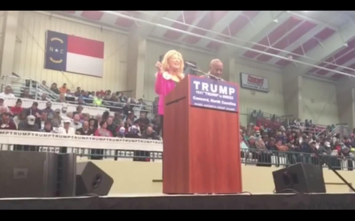 Trump Rally Prayer- Leigh Valentine